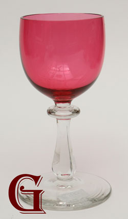 cranberry wine glass